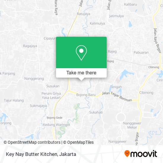 Key Nay Butter Kitchen map