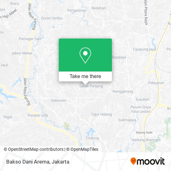 Bakso Dani Arema map