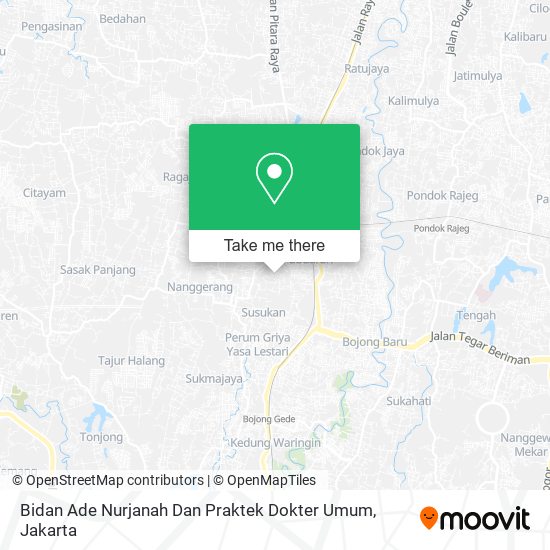 Bidan Ade Nurjanah Dan Praktek Dokter Umum map