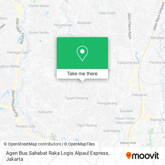 Agen Bus Sahabat Raka Logis Alpaul Express map