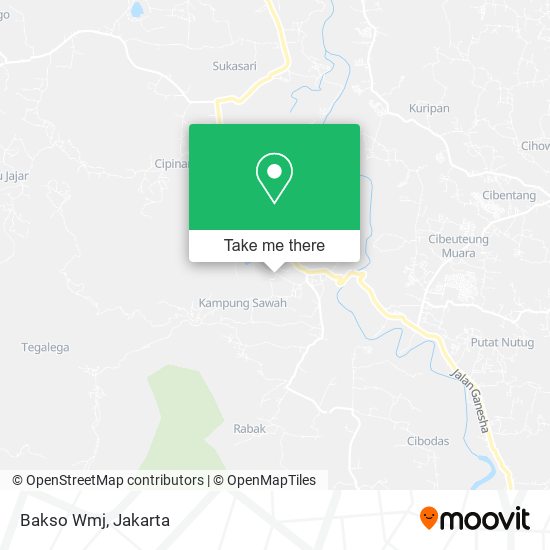 Bakso Wmj map