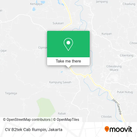 CV B2tek Cab Rumpin map