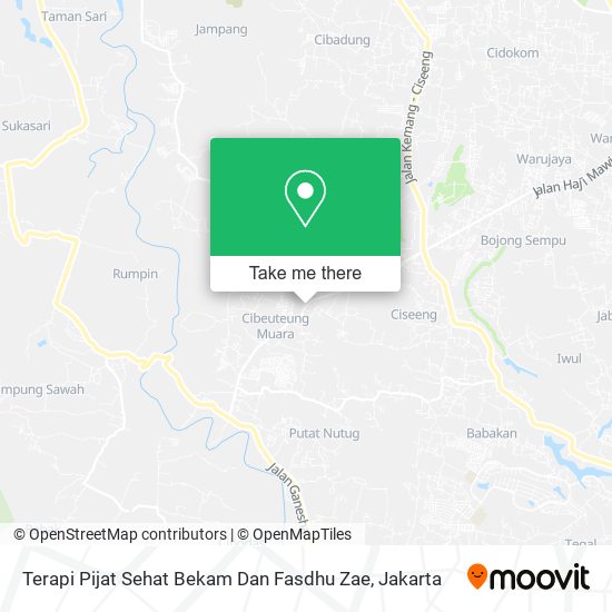 Terapi Pijat Sehat Bekam Dan Fasdhu Zae map