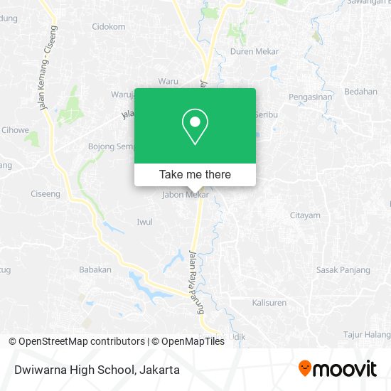 Dwiwarna High School map