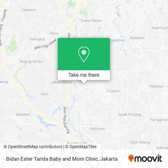 Bidan Ester Tarida Baby and Mom Clinic map