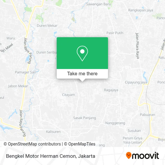 Bengkel Motor Herman Cemon map