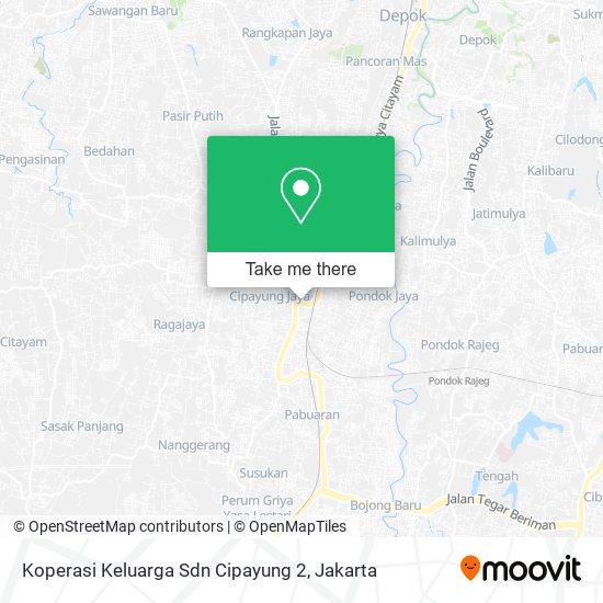 Koperasi Keluarga Sdn Cipayung 2 map