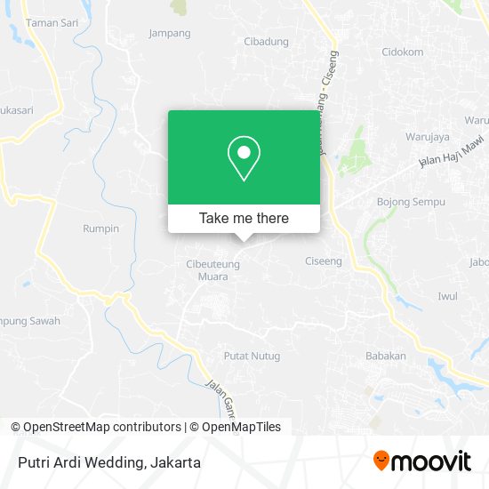 Putri Ardi Wedding map