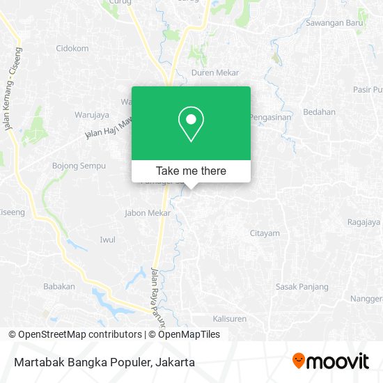 Martabak Bangka Populer map