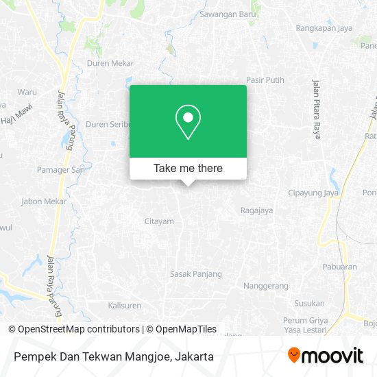 Pempek Dan Tekwan Mangjoe map