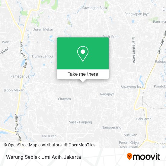 Warung Seblak Umi Acih map