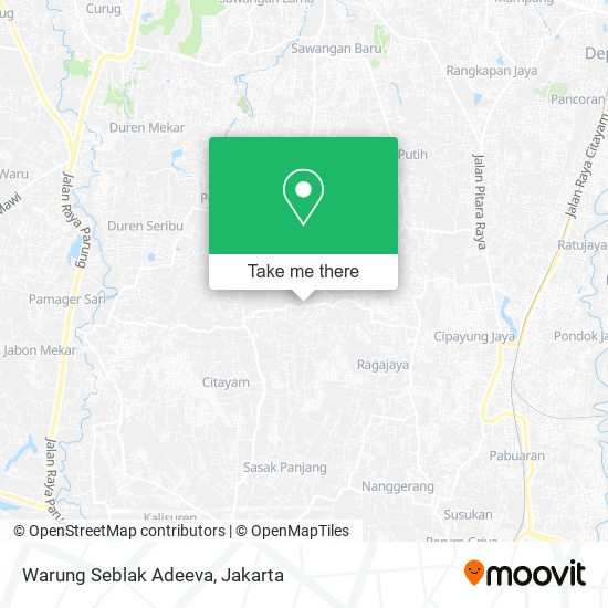 Warung Seblak Adeeva map