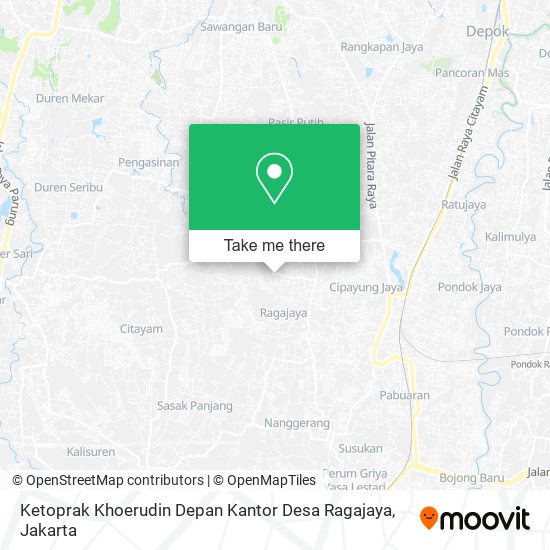 Ketoprak Khoerudin Depan Kantor Desa Ragajaya map