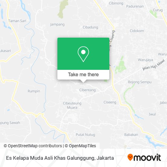 Es Kelapa Muda Asli Khas Galunggung map
