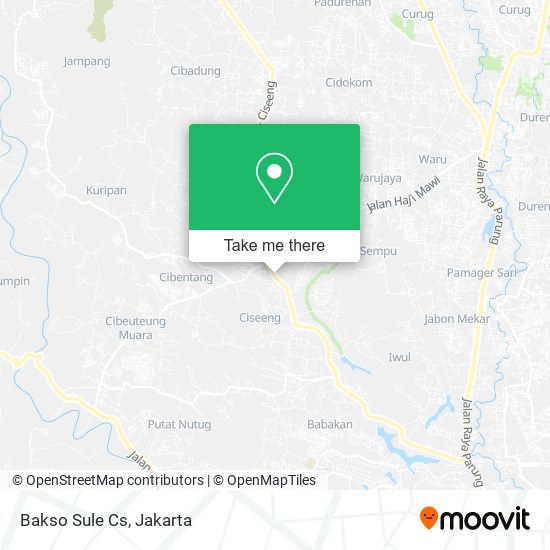 Bakso Sule Cs map