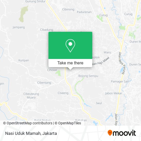 Nasi Uduk Mamah map