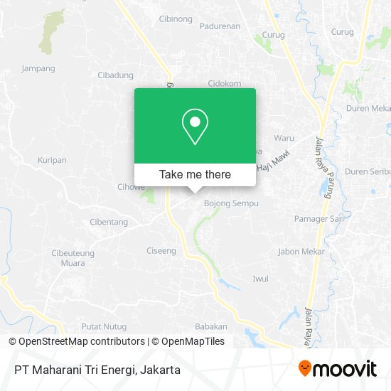 PT Maharani Tri Energi map