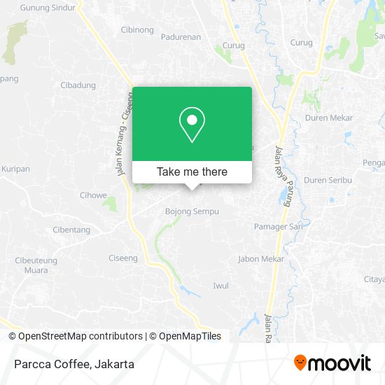 Parcca Coffee map