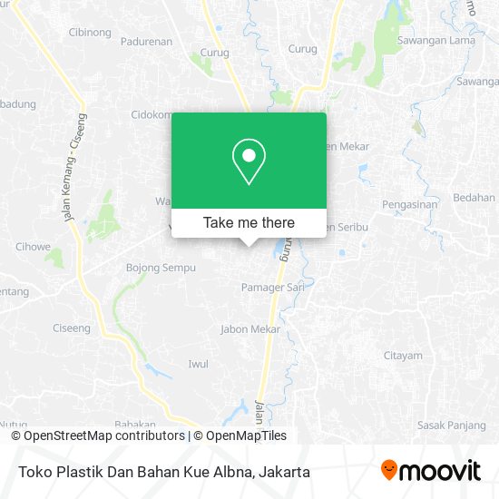 Toko Plastik Dan Bahan Kue Albna map