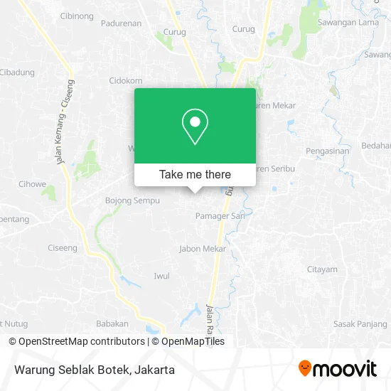 Warung Seblak Botek map