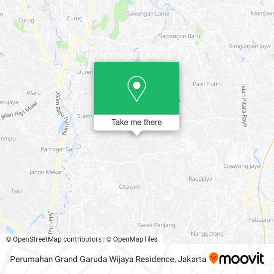 Perumahan Grand Garuda Wijaya Residence map