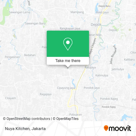 Nuya Kitchen map