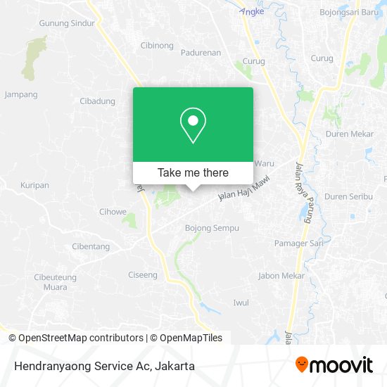 Hendranyaong Service Ac map