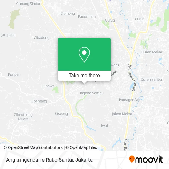 Angkringancaffe Ruko Santai map