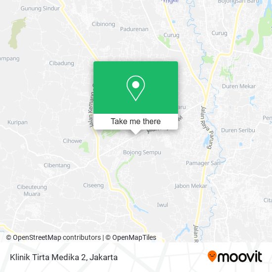 Klinik Tirta Medika 2 map