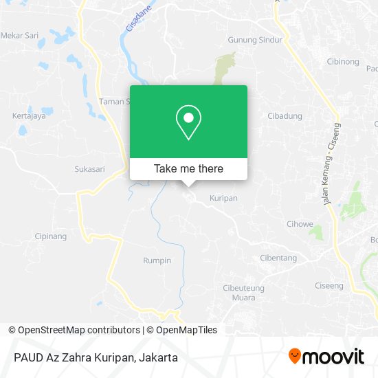 PAUD Az Zahra Kuripan map