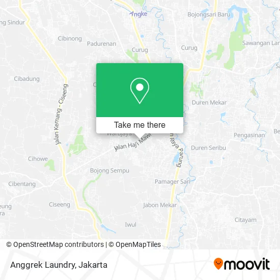Anggrek Laundry map