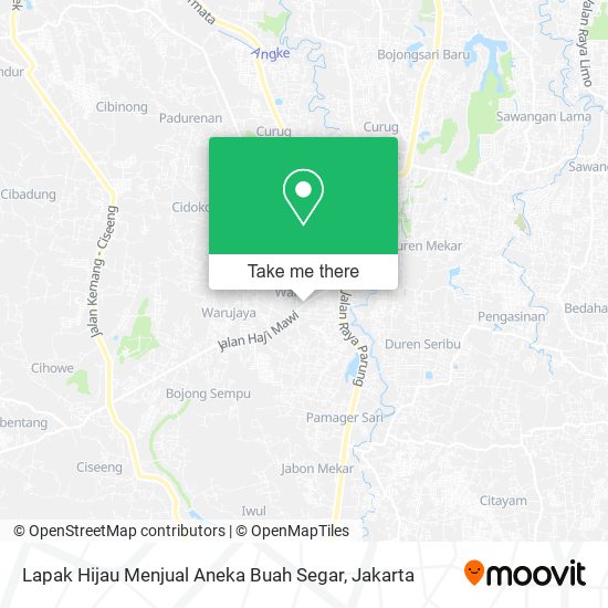 Lapak Hijau Menjual Aneka Buah Segar map