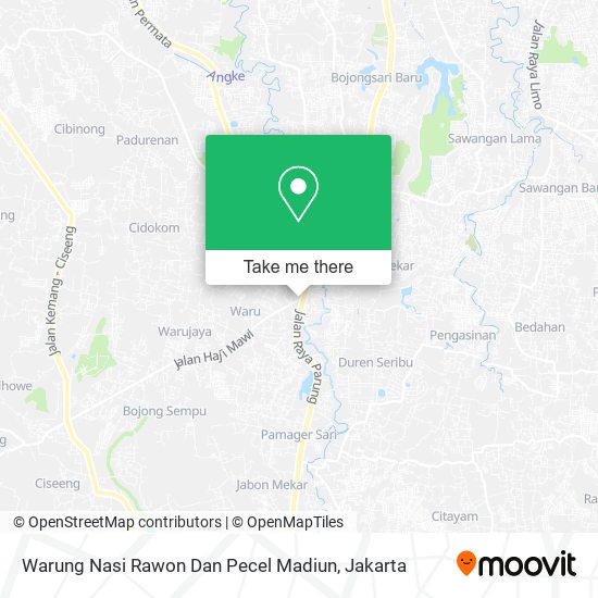 Warung Nasi Rawon Dan Pecel Madiun map