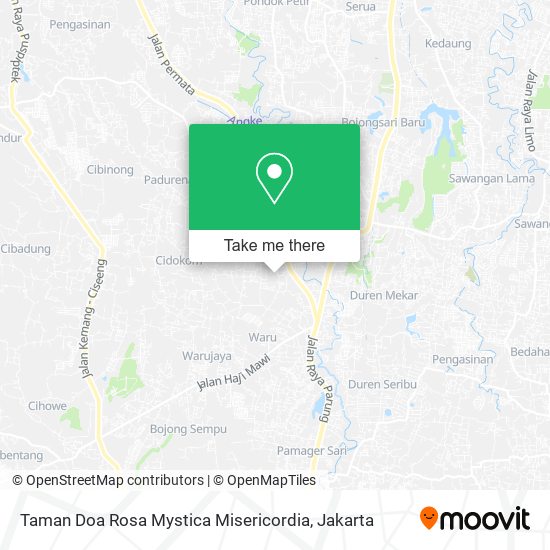 Taman Doa Rosa Mystica Misericordia map