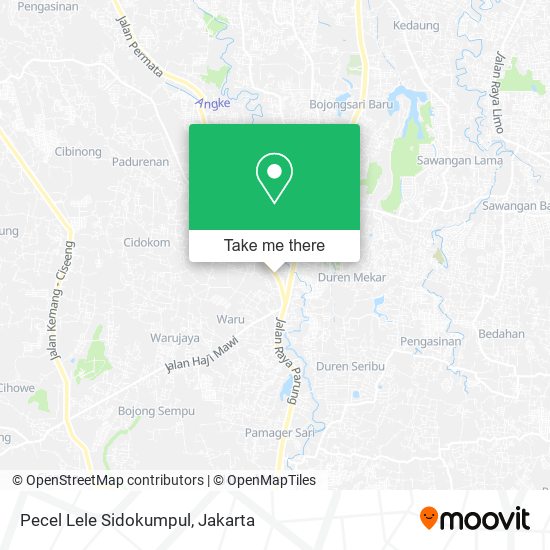 Pecel Lele Sidokumpul map