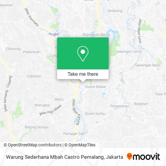 Warung Sederhana Mbah Castro Pemalang map