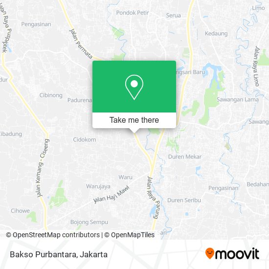 Bakso Purbantara map