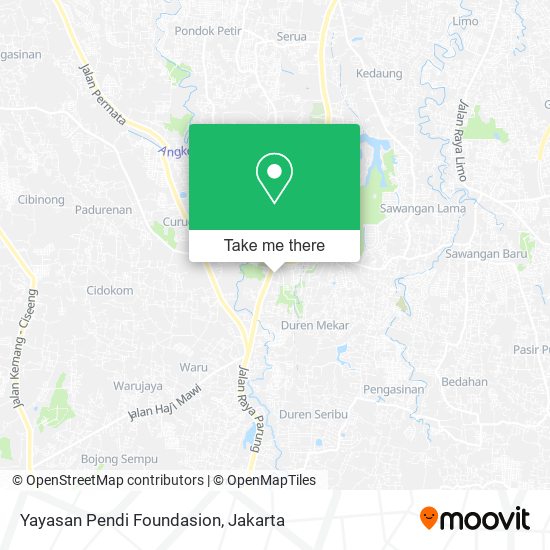 Yayasan Pendi Foundasion map