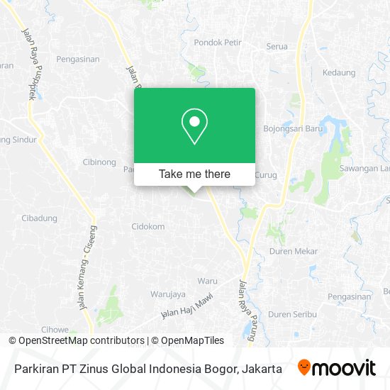 Parkiran PT Zinus Global Indonesia Bogor map