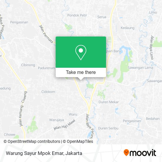 Warung Sayur Mpok Emar map