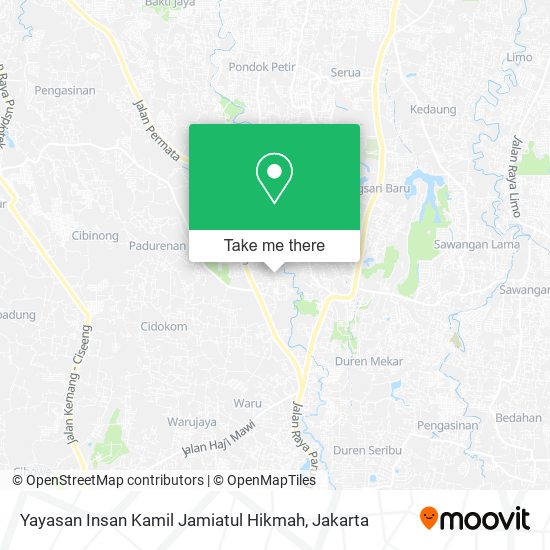 Yayasan Insan Kamil Jamiatul Hikmah map