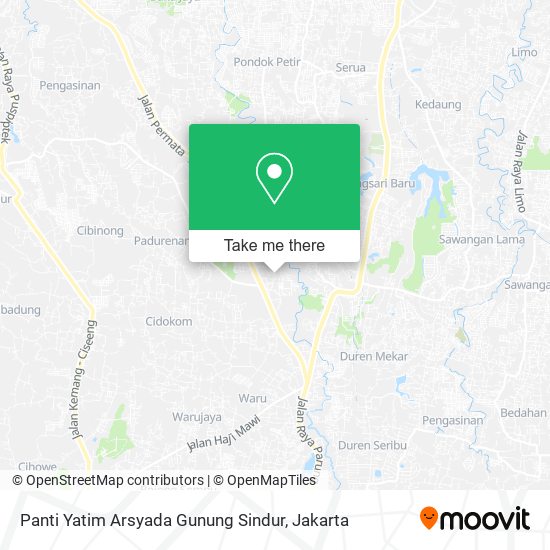 Panti Yatim Arsyada Gunung Sindur map