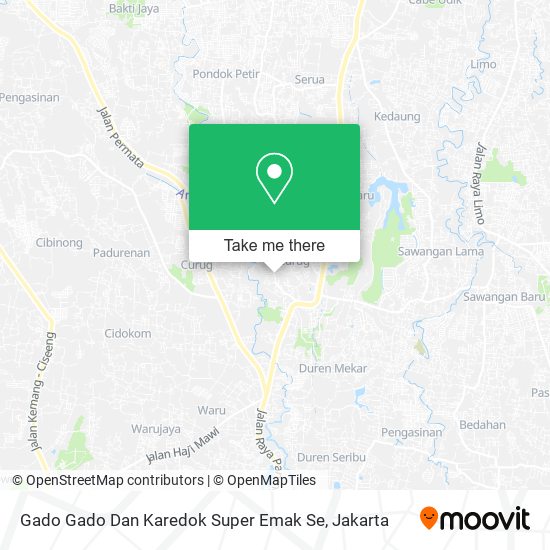 Gado Gado Dan Karedok Super Emak Se map
