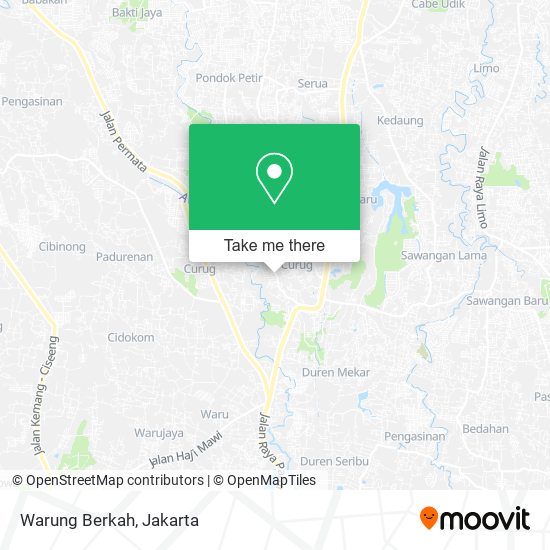 Warung Berkah map