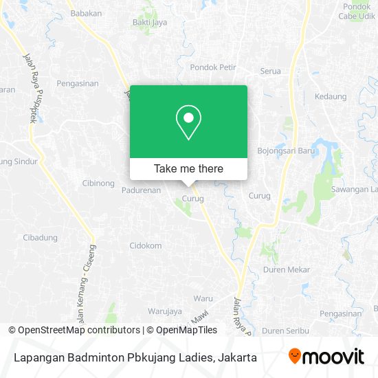 Lapangan Badminton Pbkujang Ladies map