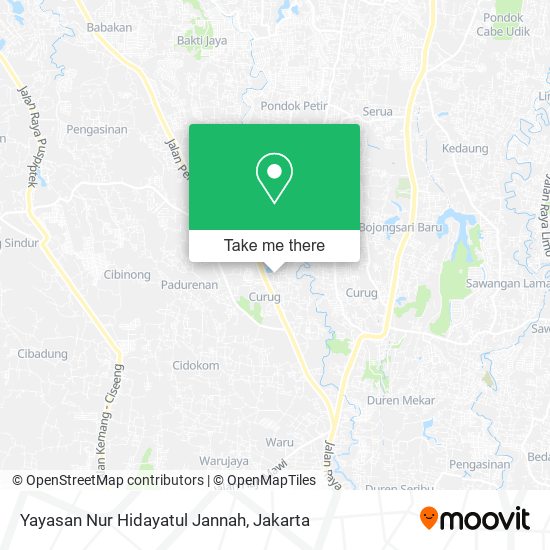 Yayasan Nur Hidayatul Jannah map