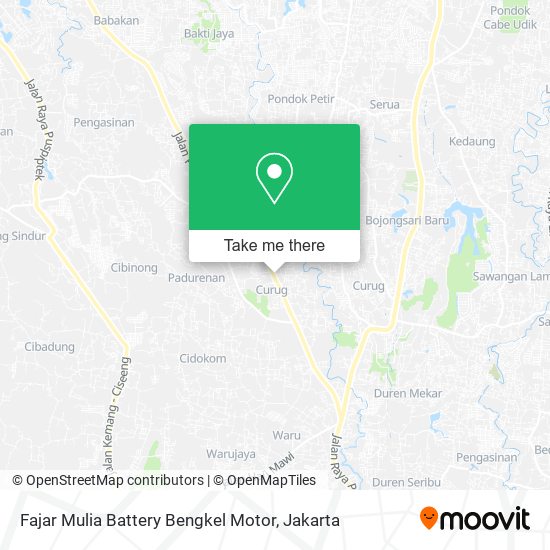 Fajar Mulia Battery Bengkel Motor map