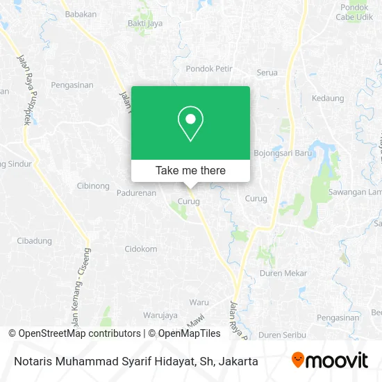 Notaris Muhammad Syarif Hidayat, Sh map