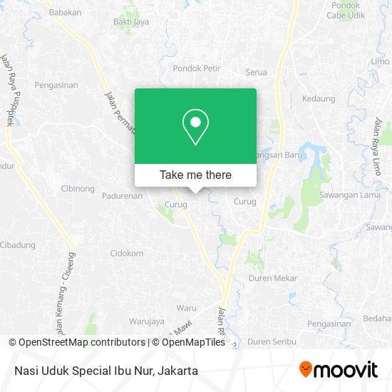 Nasi Uduk Special Ibu Nur map