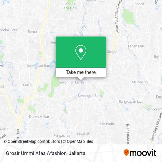 Grosir Ummi Afaa Afashion map